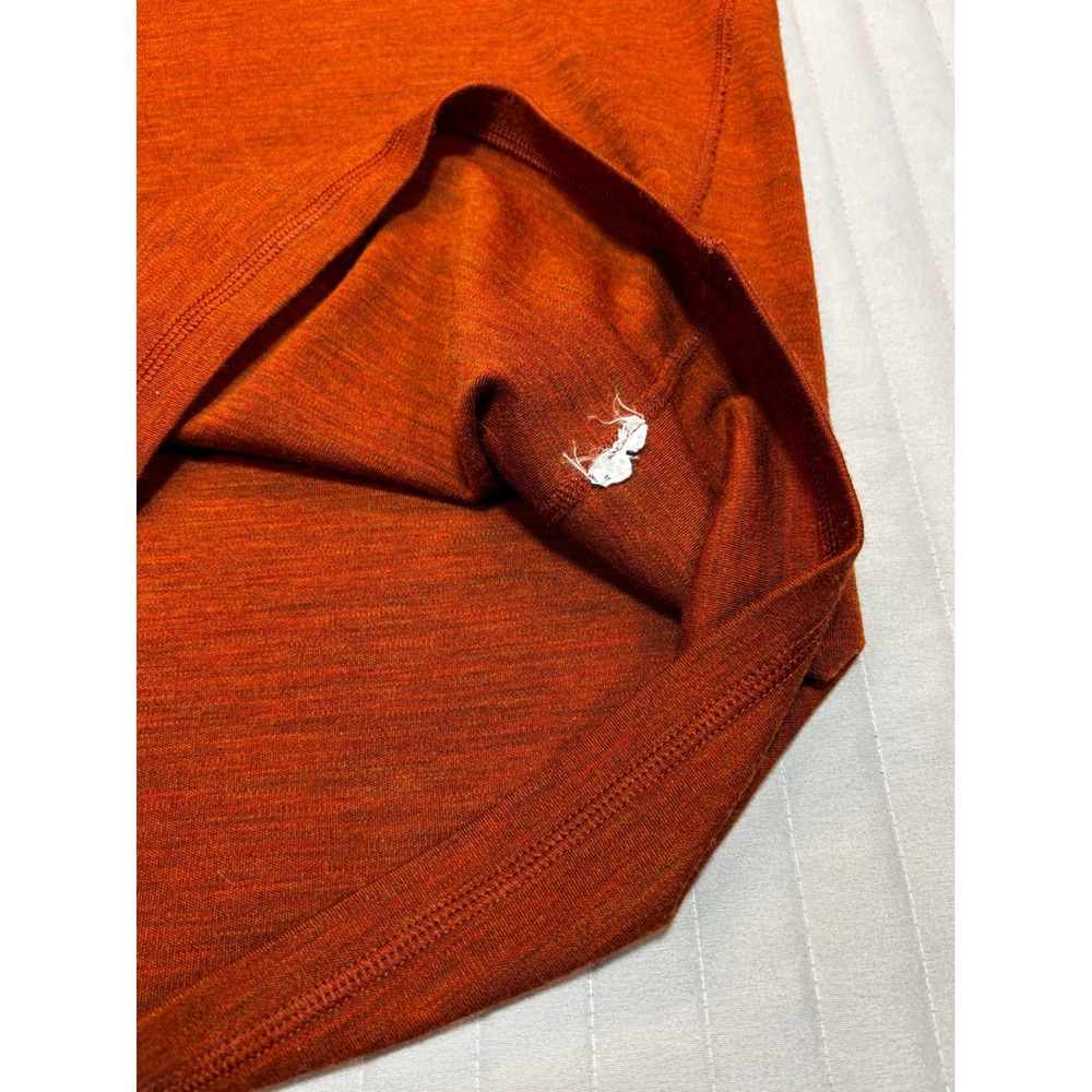 Smartwool Merino 250 Mens Large Long Sleeve Base Layer Tops Rust/Brown Lot of 2 - Picture 10 of 10